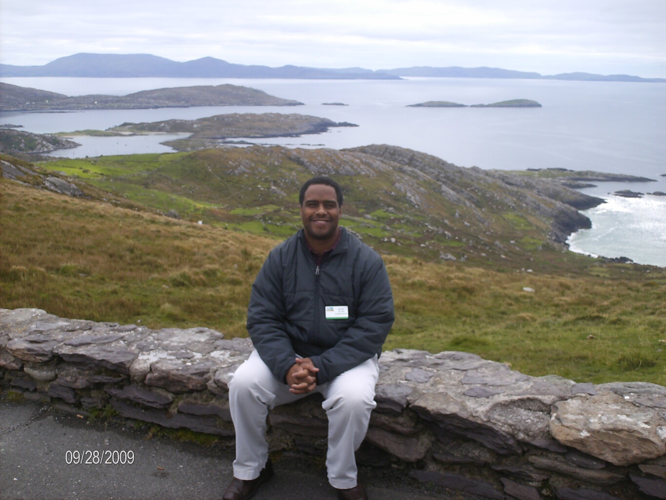 In Ireland near the Atlantic Ocean