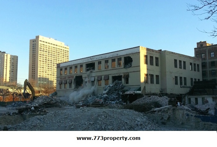 The old Village Center in Hyde Park