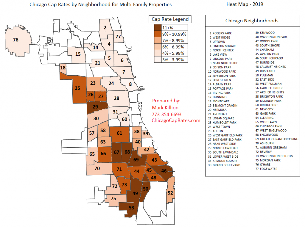 Chicago Cap Rate Heat Map